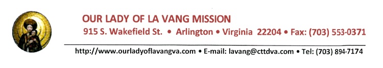 Our Lady of La Vang Mission logo